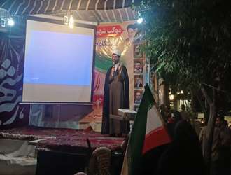 سخنرانی رییس دانشکده  در موکب دانشگاهی شب عیدقربان 